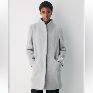 Wilfred Gray Pea Coat